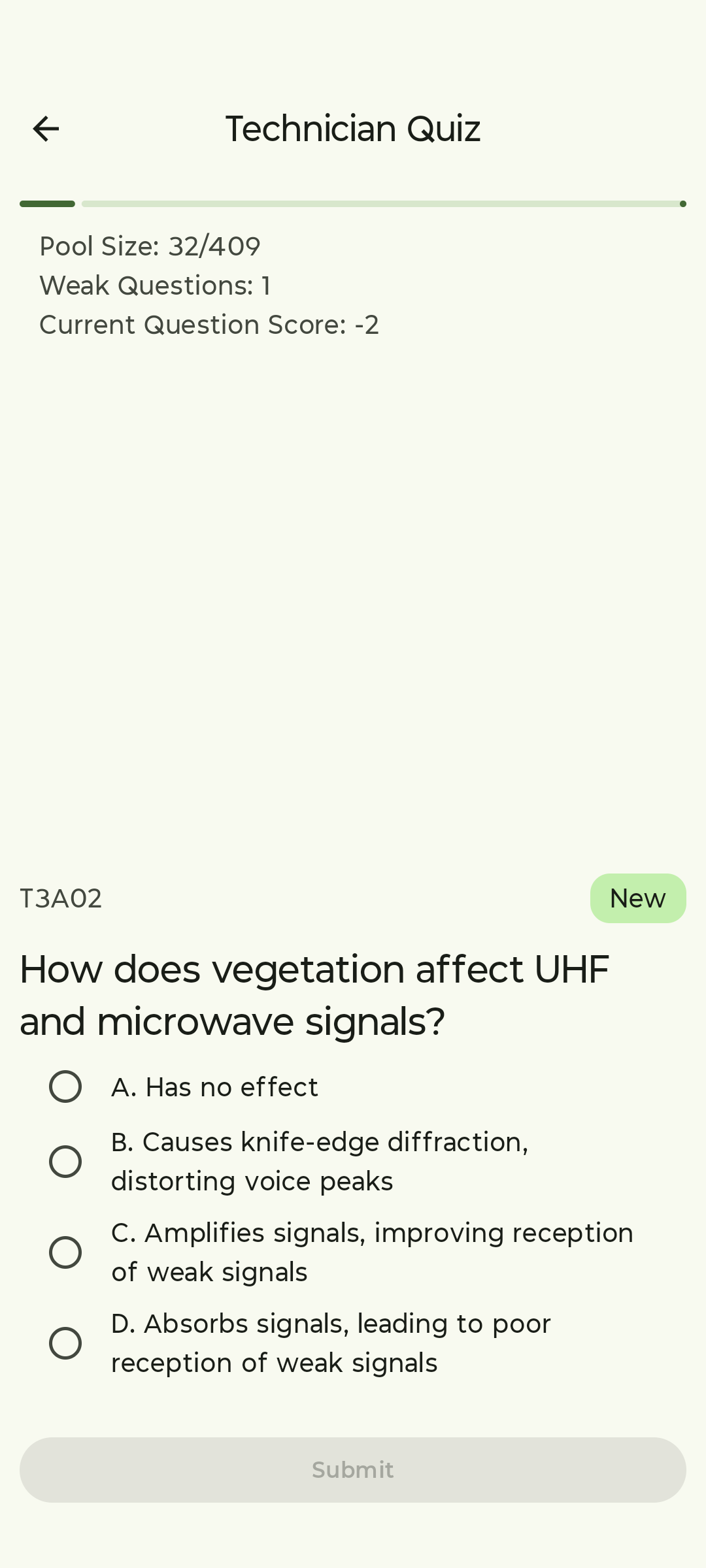 Screenshot of Ham Test