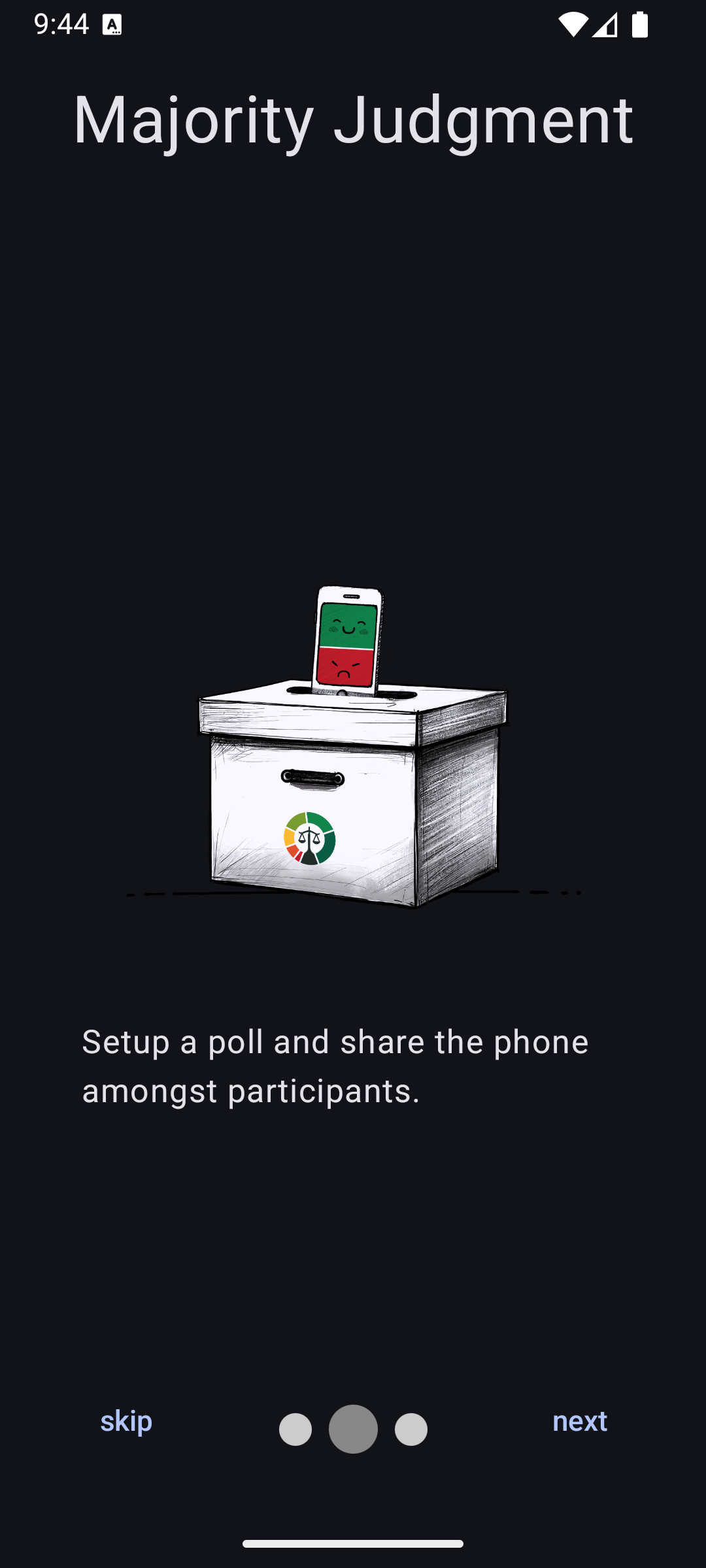 Screenshot of Urn