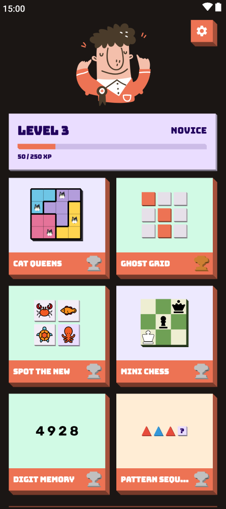 Screenshot of Braincup