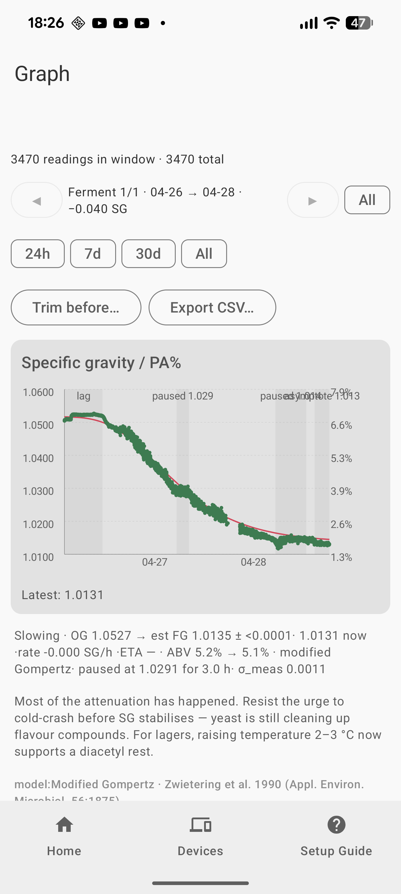 Screenshot of iSpindle Plotter
