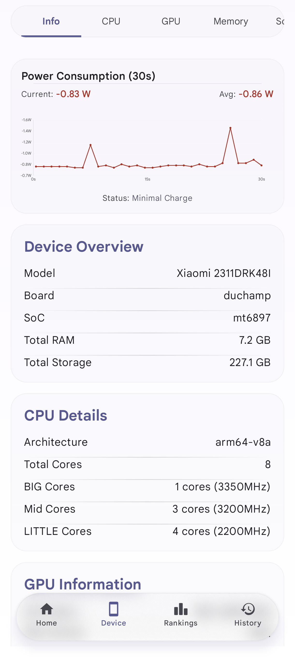 Screenshot of Finalbenchmark 2 - CPU Test