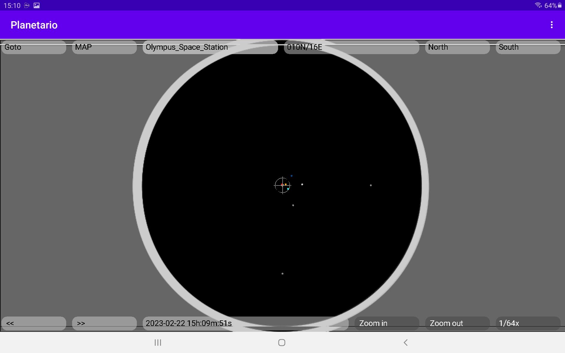 Screenshot of Planetario