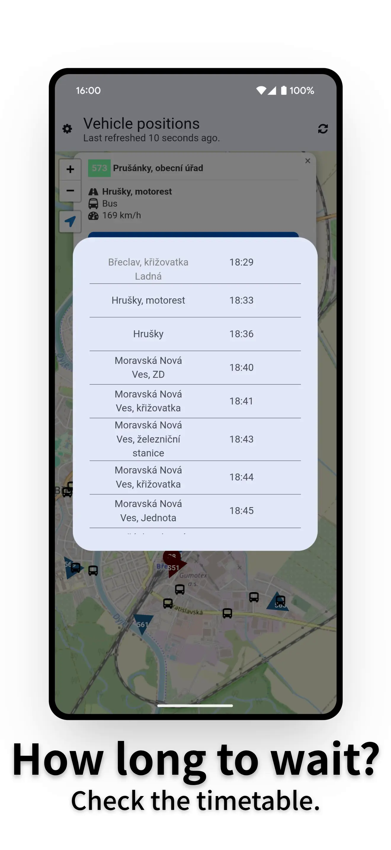 Screenshot of FindMyBus