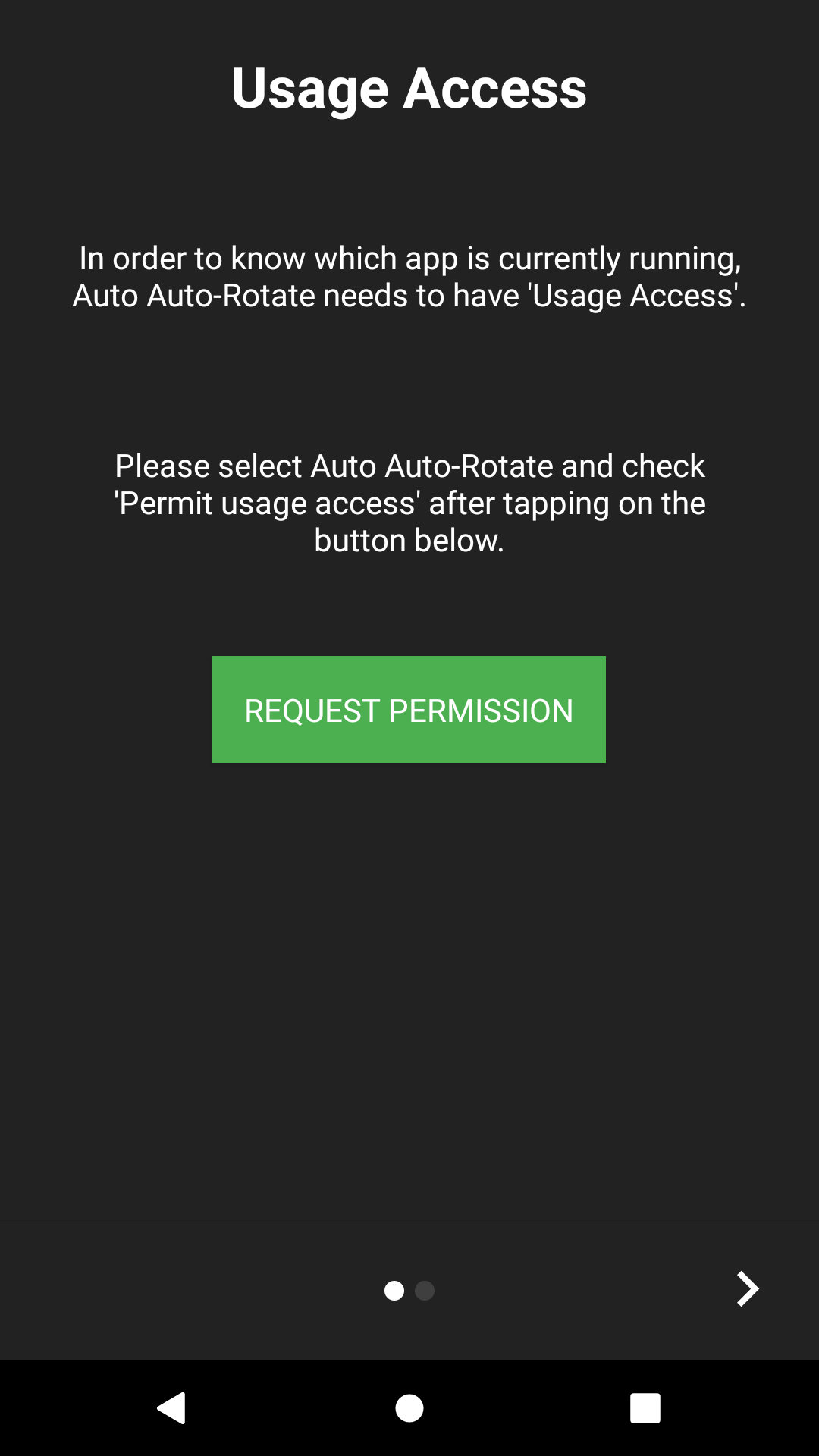 Screenshot of Auto Auto-Rotate