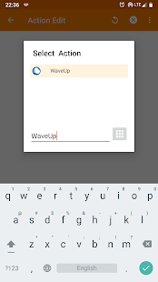 Screenshot of WaveUp Tasker Plugin