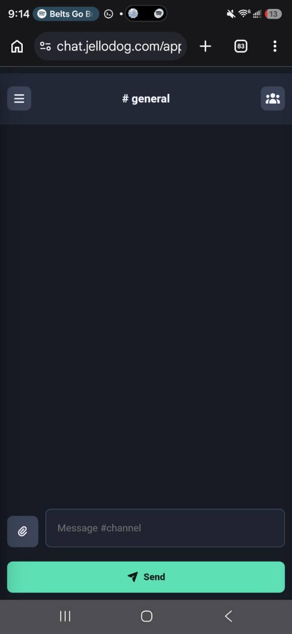 Screenshot of JelloDog Chat