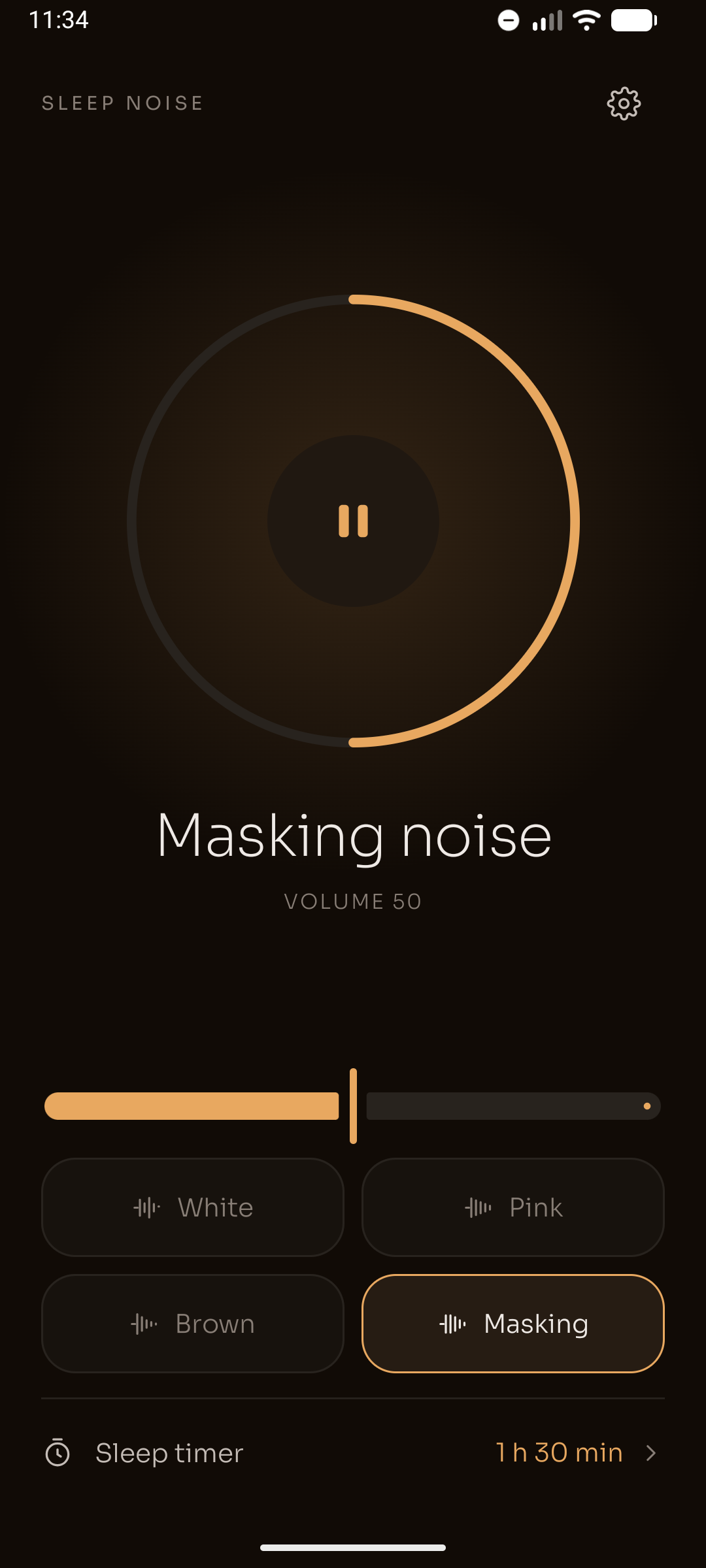 Screenshot of Sleep Noise