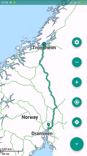 Screenshot of PocketMaps