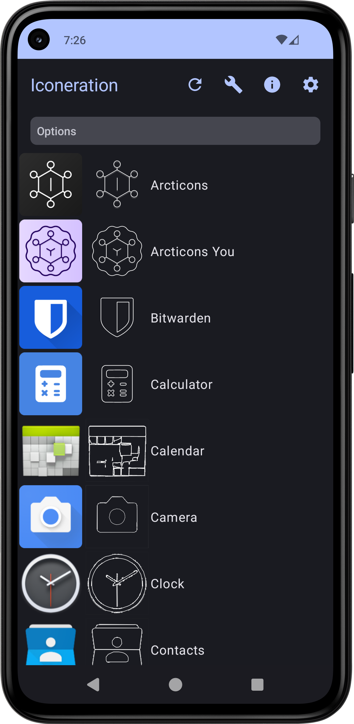 Screenshot of Iconeration
