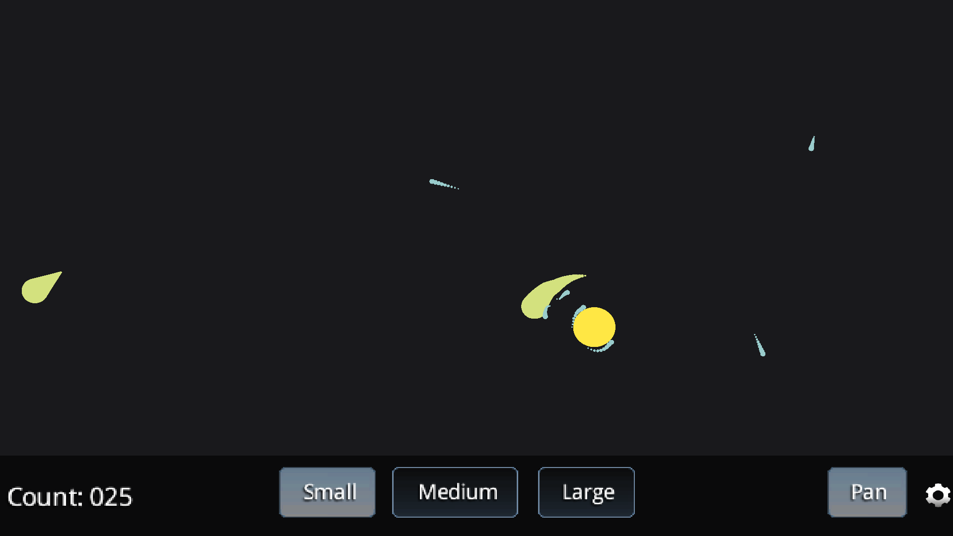 Screenshot of GLXY