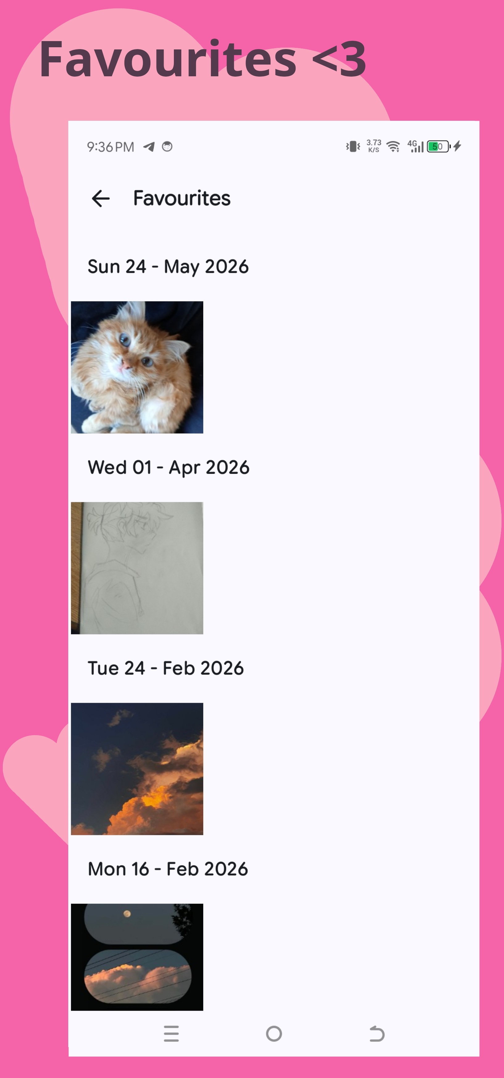 Screenshot of Lavender Photos