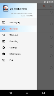 Screenshot of Blacklist Blocker