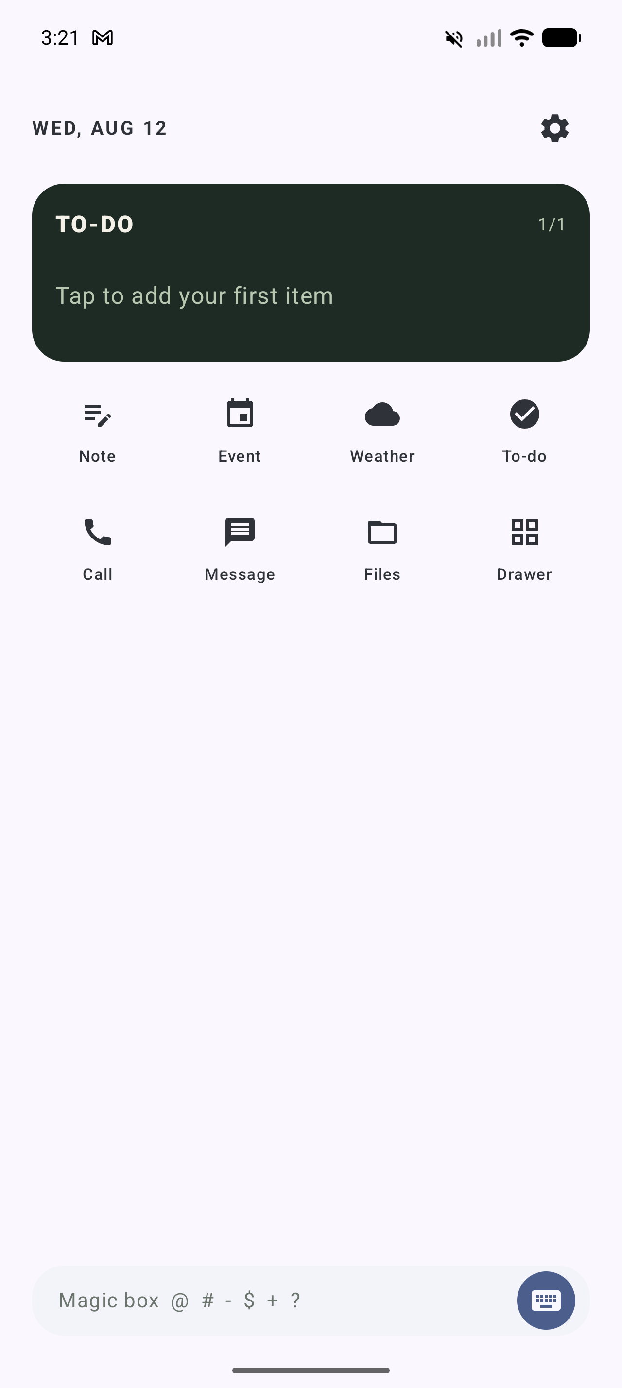 Screenshot of MinkLauncher Open