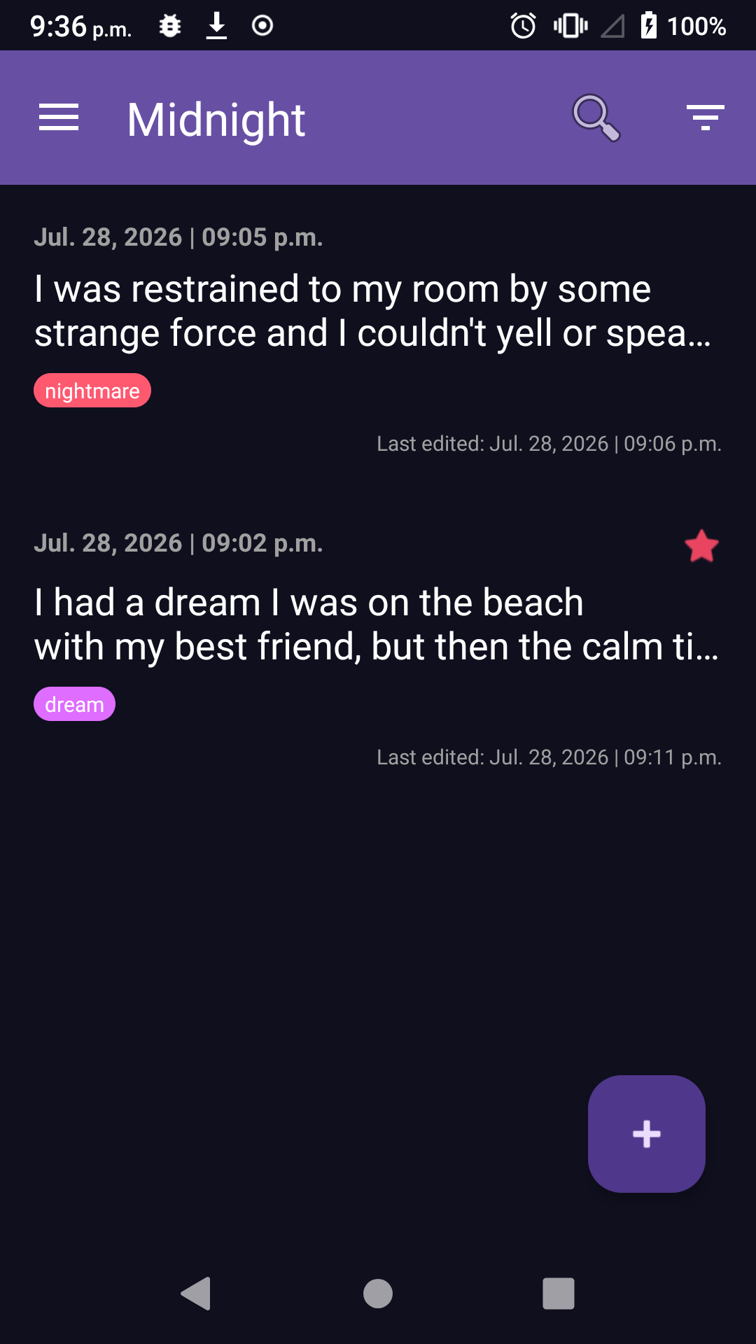 Screenshot of Midnight