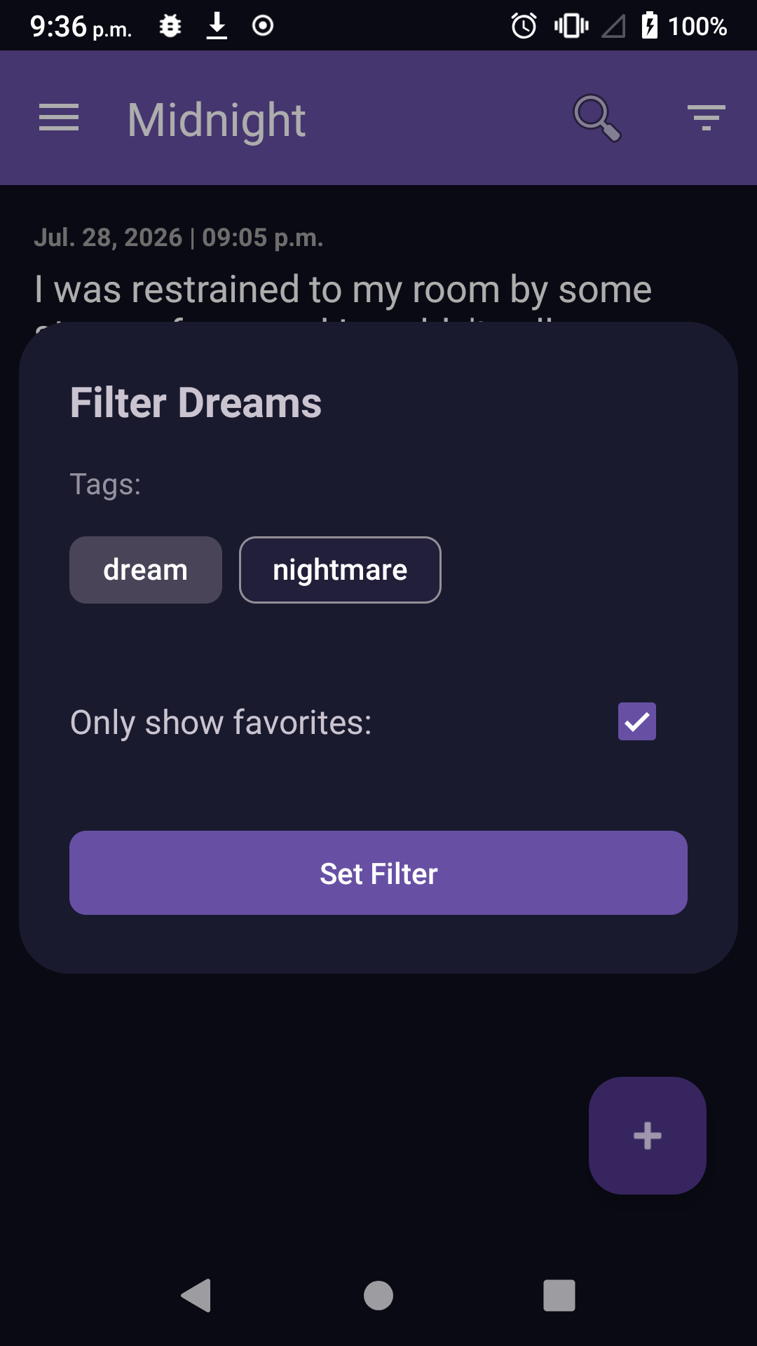 Screenshot of Midnight