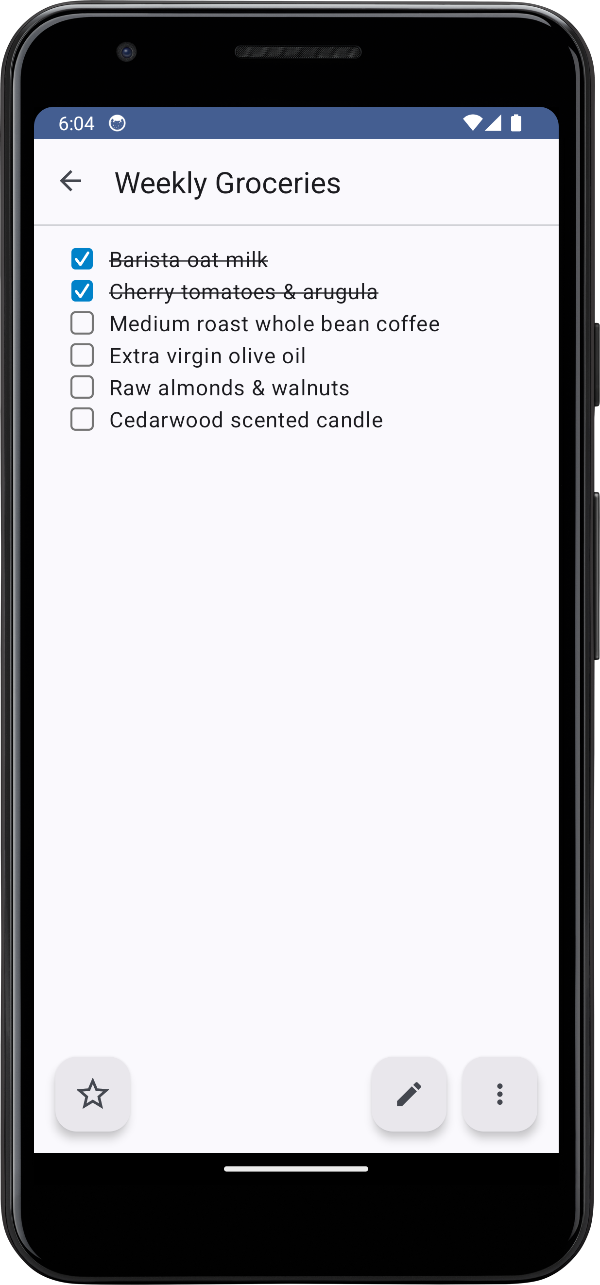 Screenshot of KeepNotes for Nextcloud