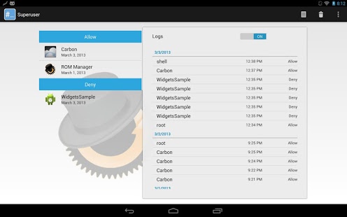 Screenshot of Superuser