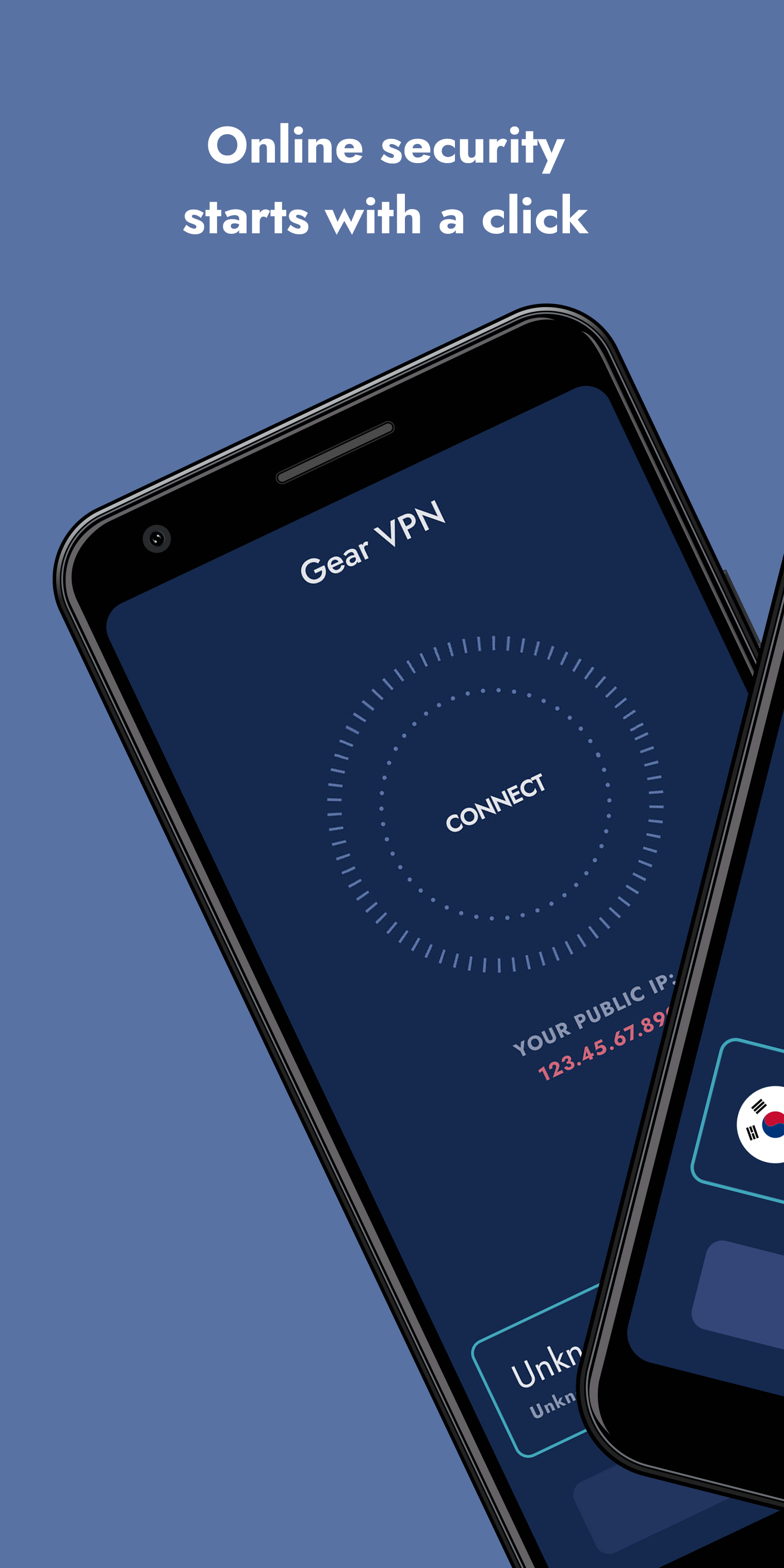 Screenshot of Gear VPN - Fast, Secure & Open-source VPN