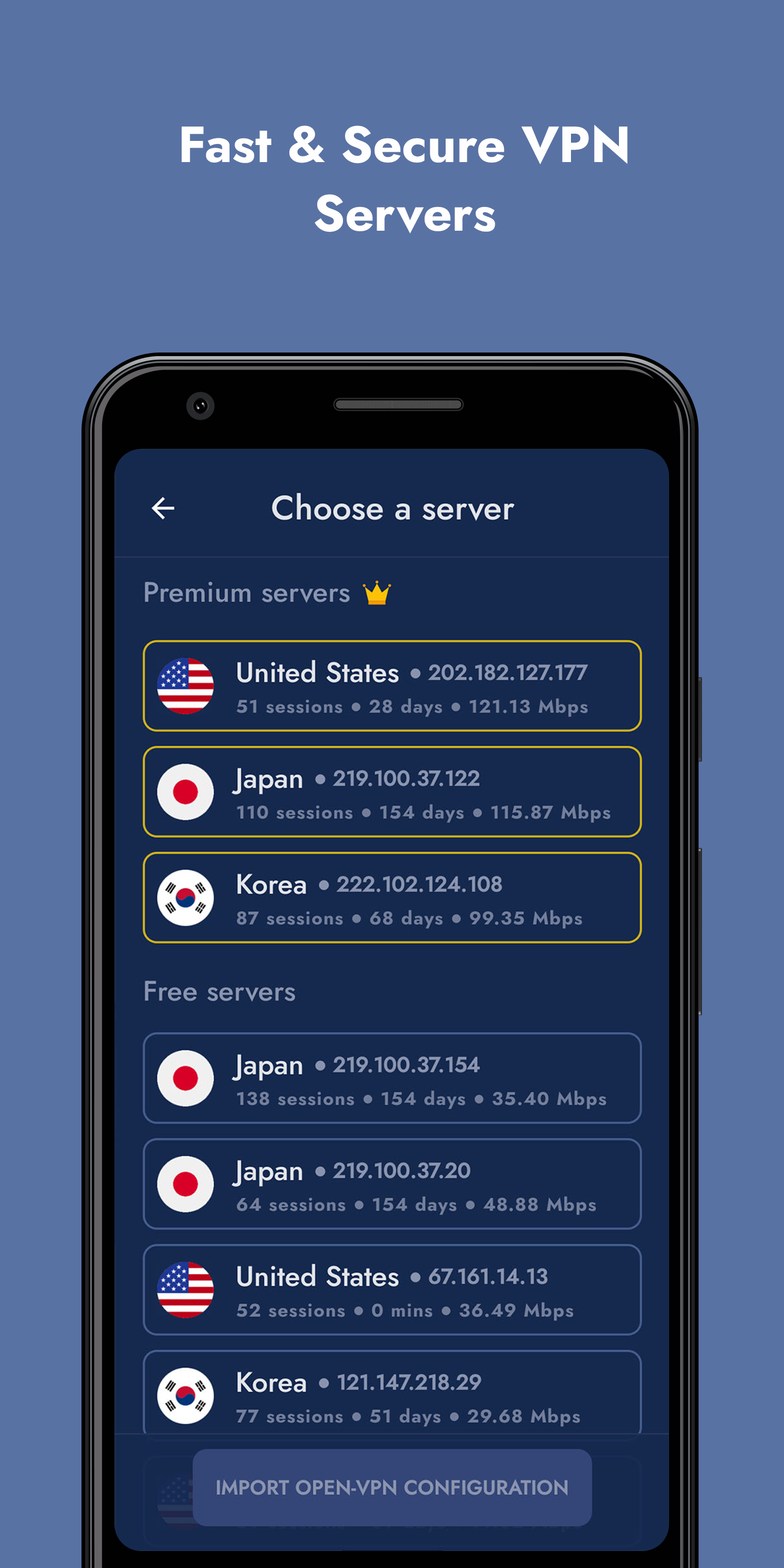 Screenshot of Gear VPN - Fast, Secure & Open-source VPN