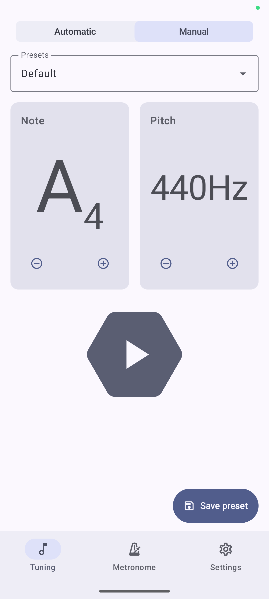 Screenshot of Musekit
