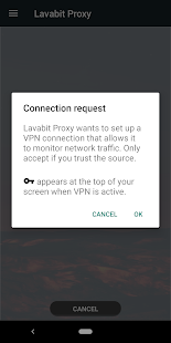 Screenshot of Lavabit Encrypted Proxy