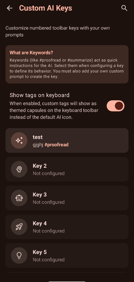 Screenshot of LeanType