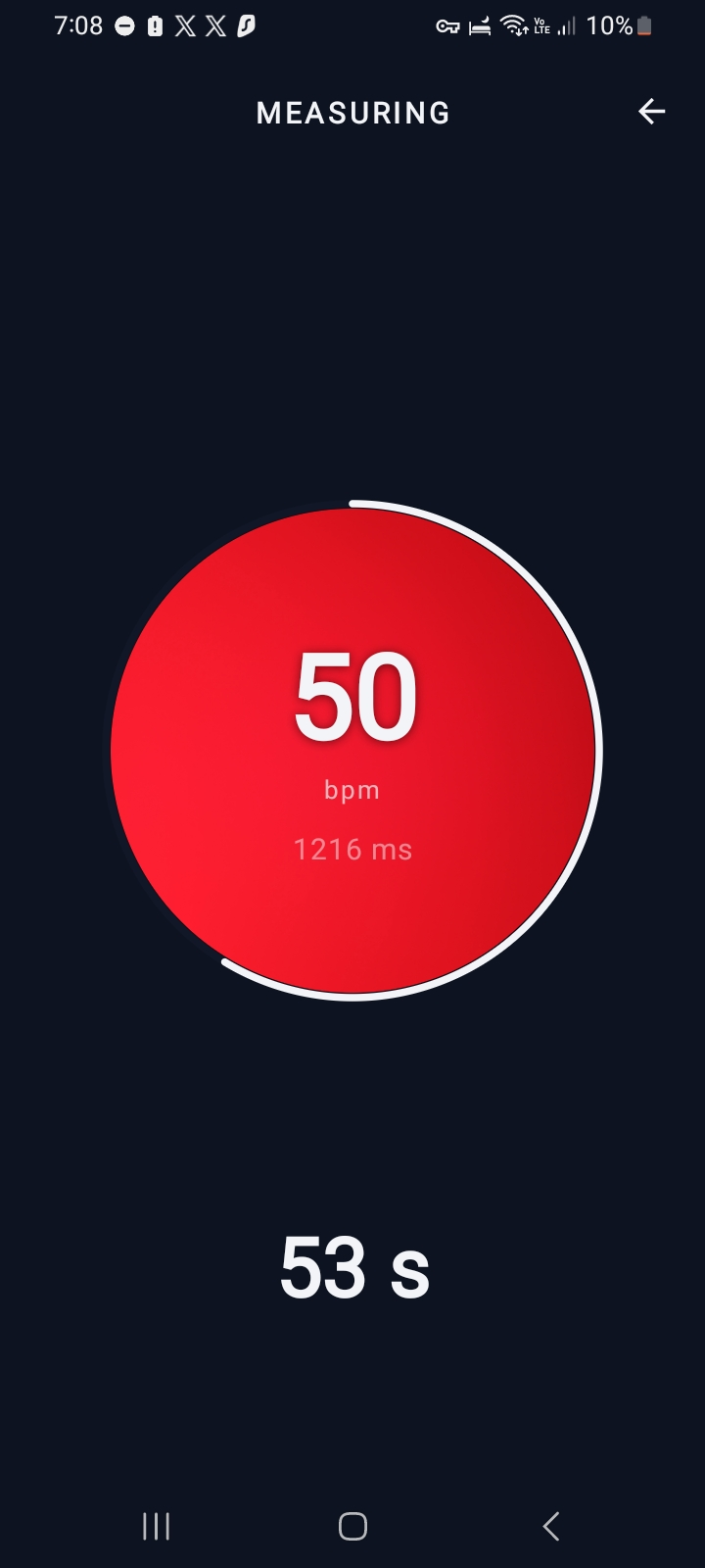 Screenshot of Lens HRV