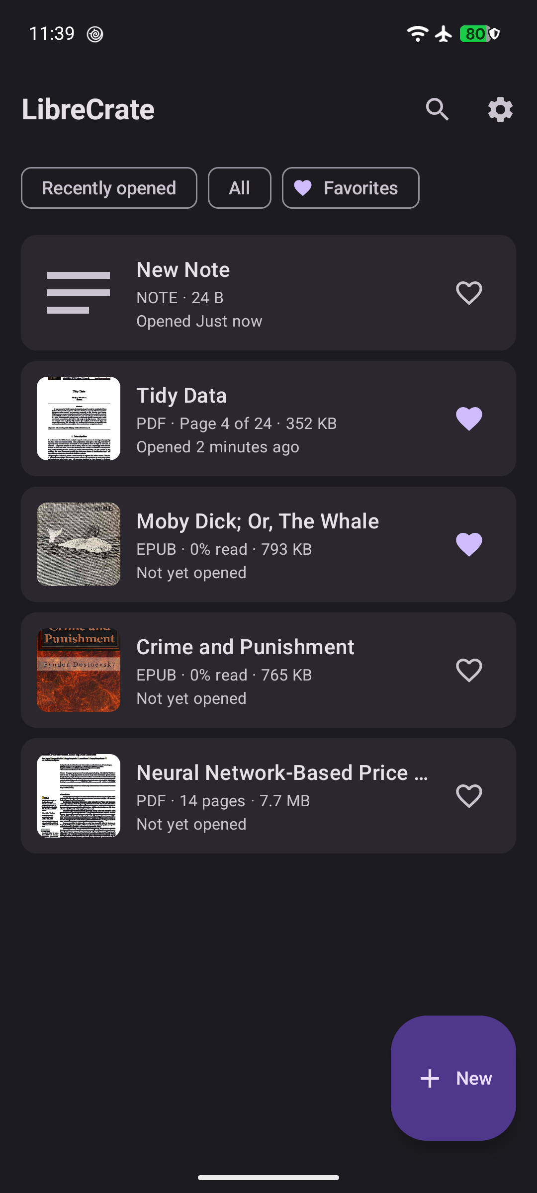 Screenshot of LibreCrate