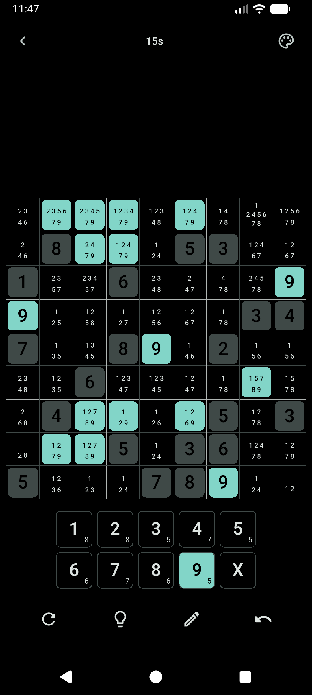 Screenshot of Sudoku