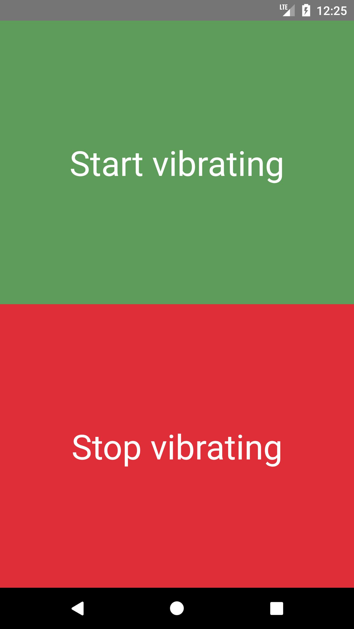 Screenshot of Vibrator