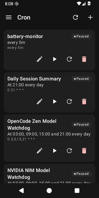 Screenshot of Hermes Mobile