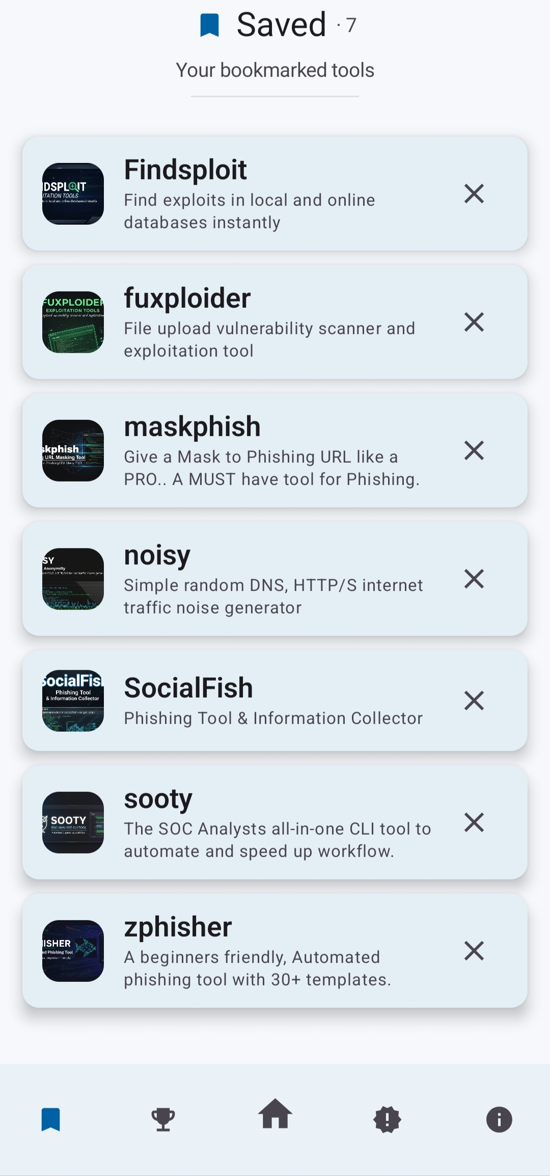 Screenshot of Termux Hub