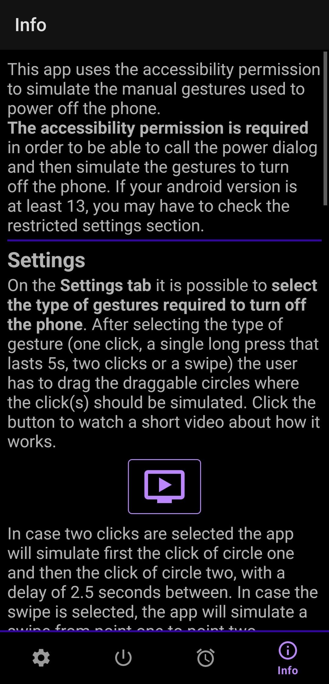 Screenshot of Timed Shutdown [No Root]
