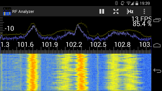 Screenshot of RF Analyzer