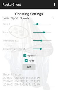 Screenshot of RacketGhost