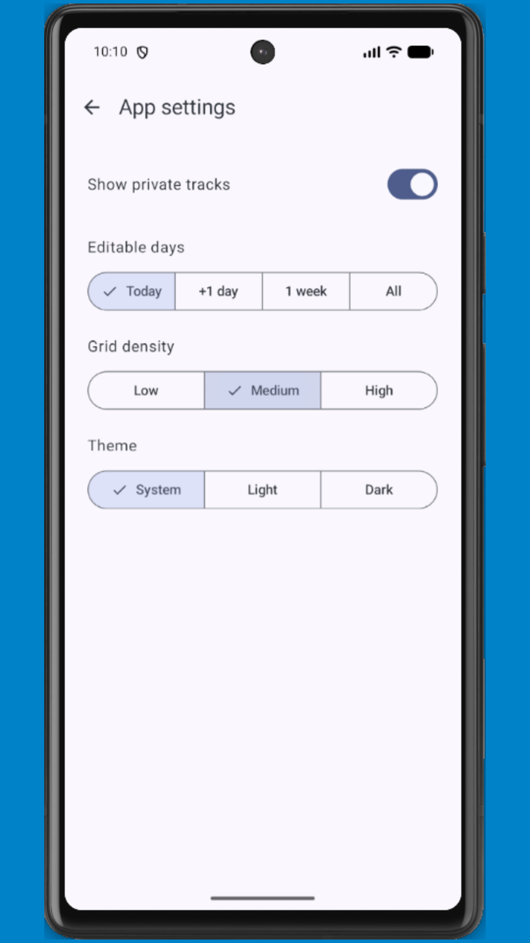 Screenshot of Tickdroid