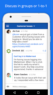 Screenshot of Mattermost Beta