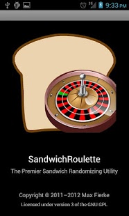 Screenshot of SandwichRoulette