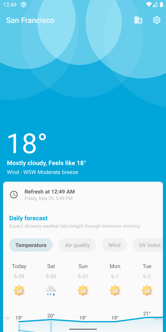 weather android app source code