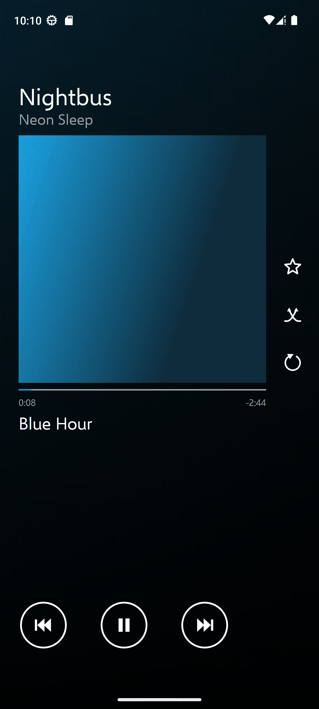 Screenshot of MetroMusic