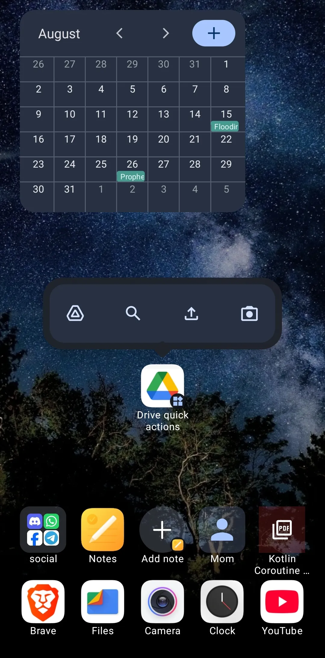 Screenshot of Milki Launcher