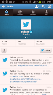 Screenshot of Tinfoil for Twitter