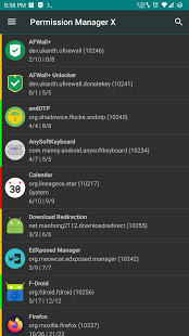 Screenshot of Permission Manager X