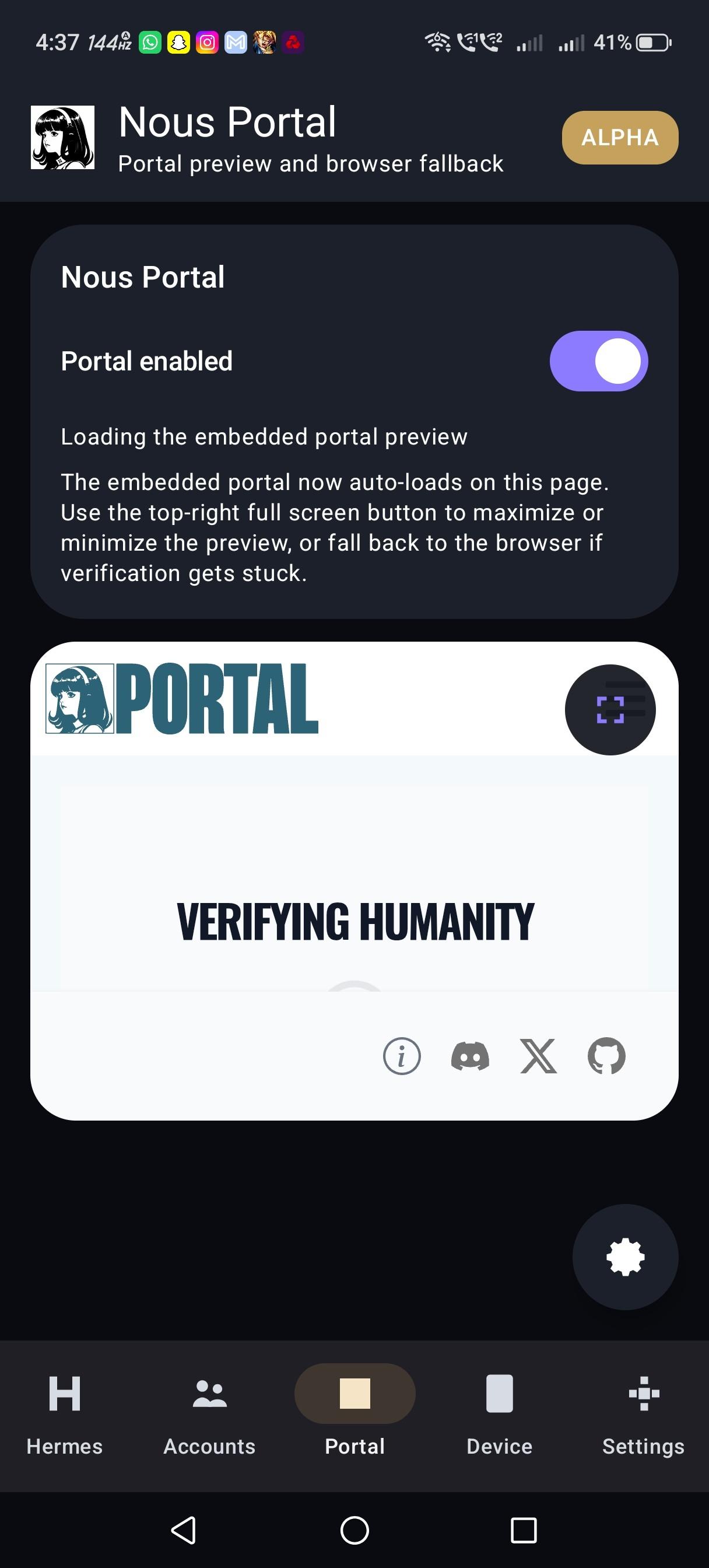 Screenshot of Hermes Agent Fork