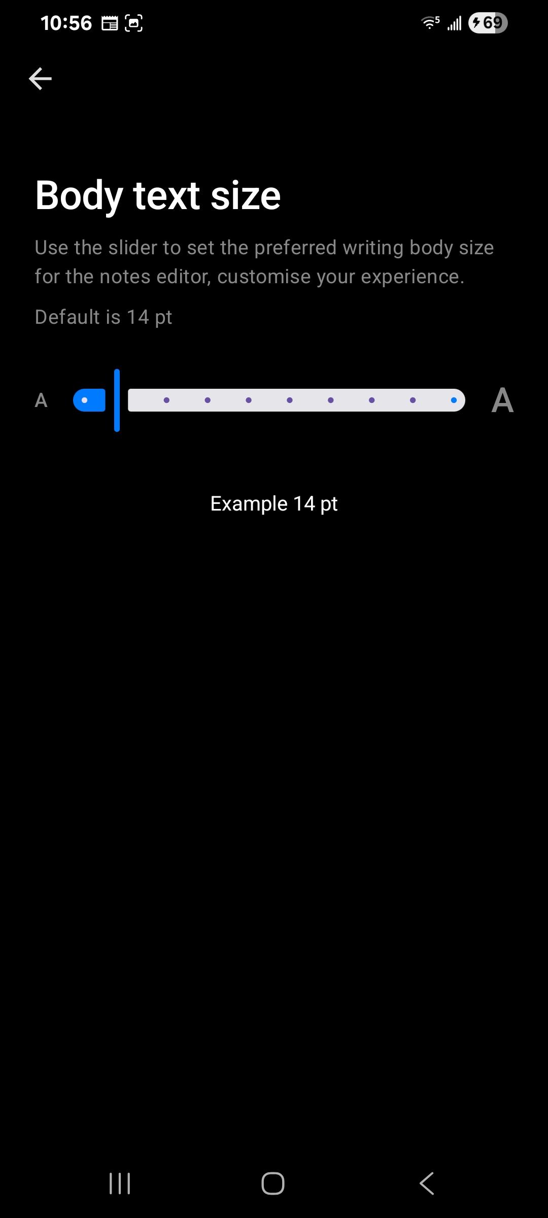 Screenshot of Notely Voice: AI Voice to Text