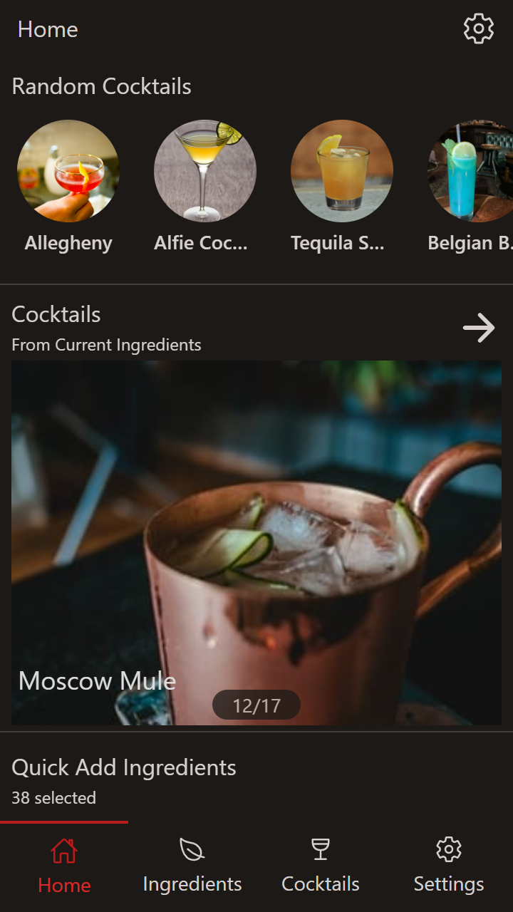 Screenshot of Drinkable