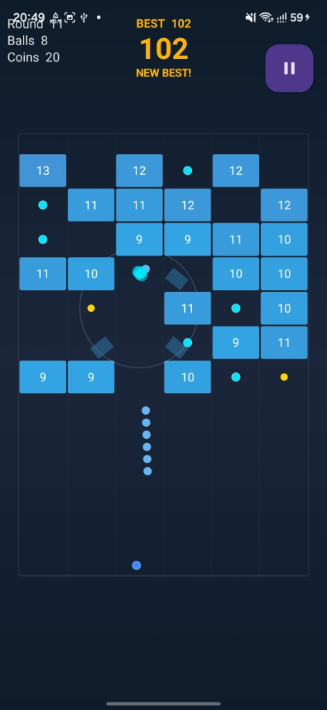 Screenshot of Brick Blast
