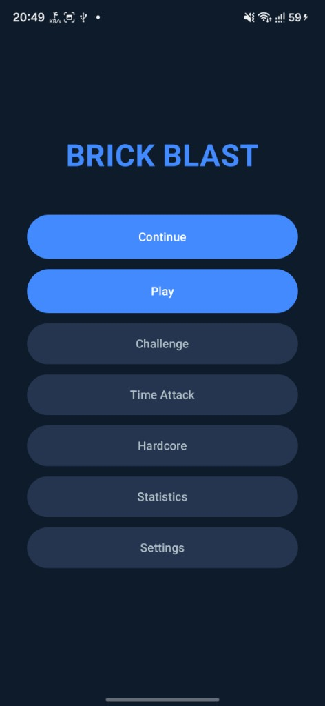 Screenshot of Brick Blast