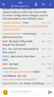 Screenshot of Movim