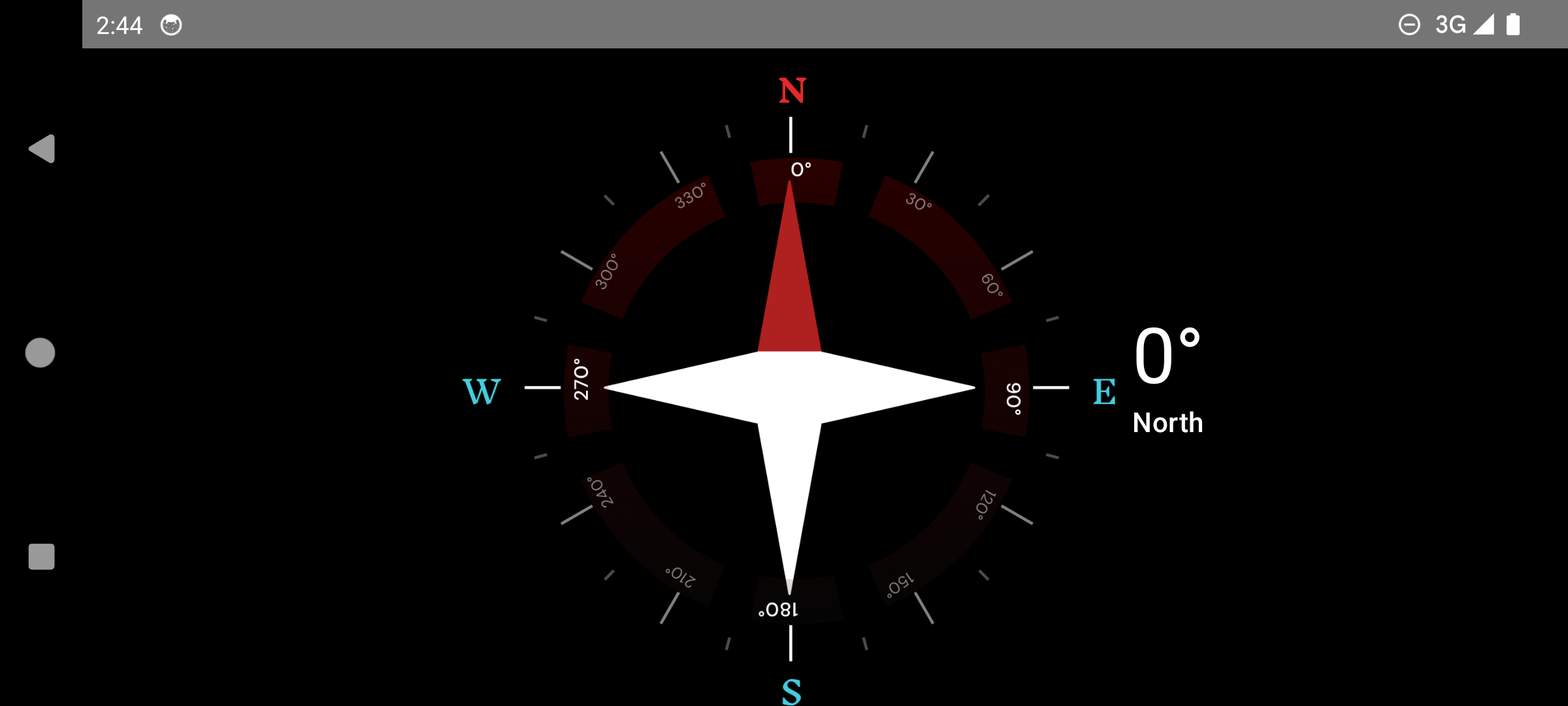 Screenshot of MBCompass